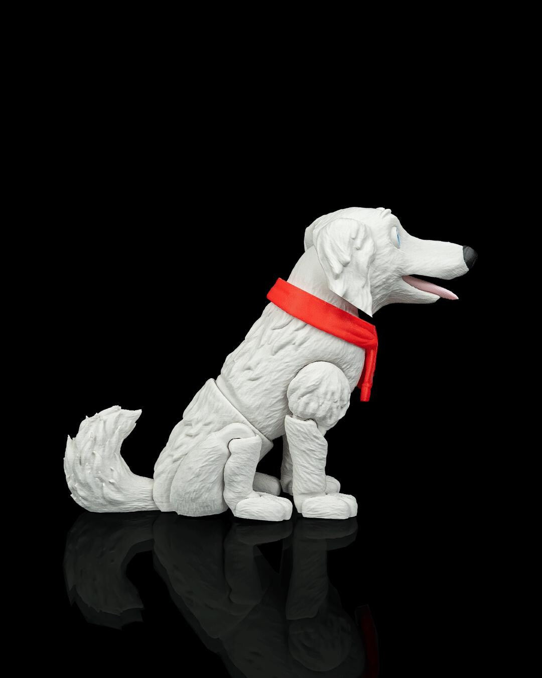 Articulated Borzoi Dog Toy: Anastasia, Desk Companion, Dog Lover Gift