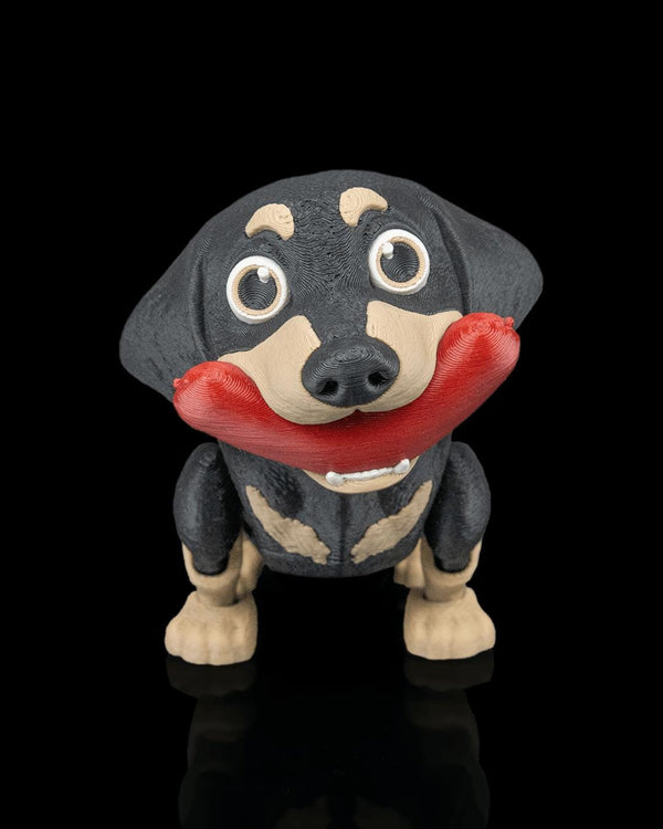 Articulated Dachshund Toy: Frank the Dog Desk Buddy