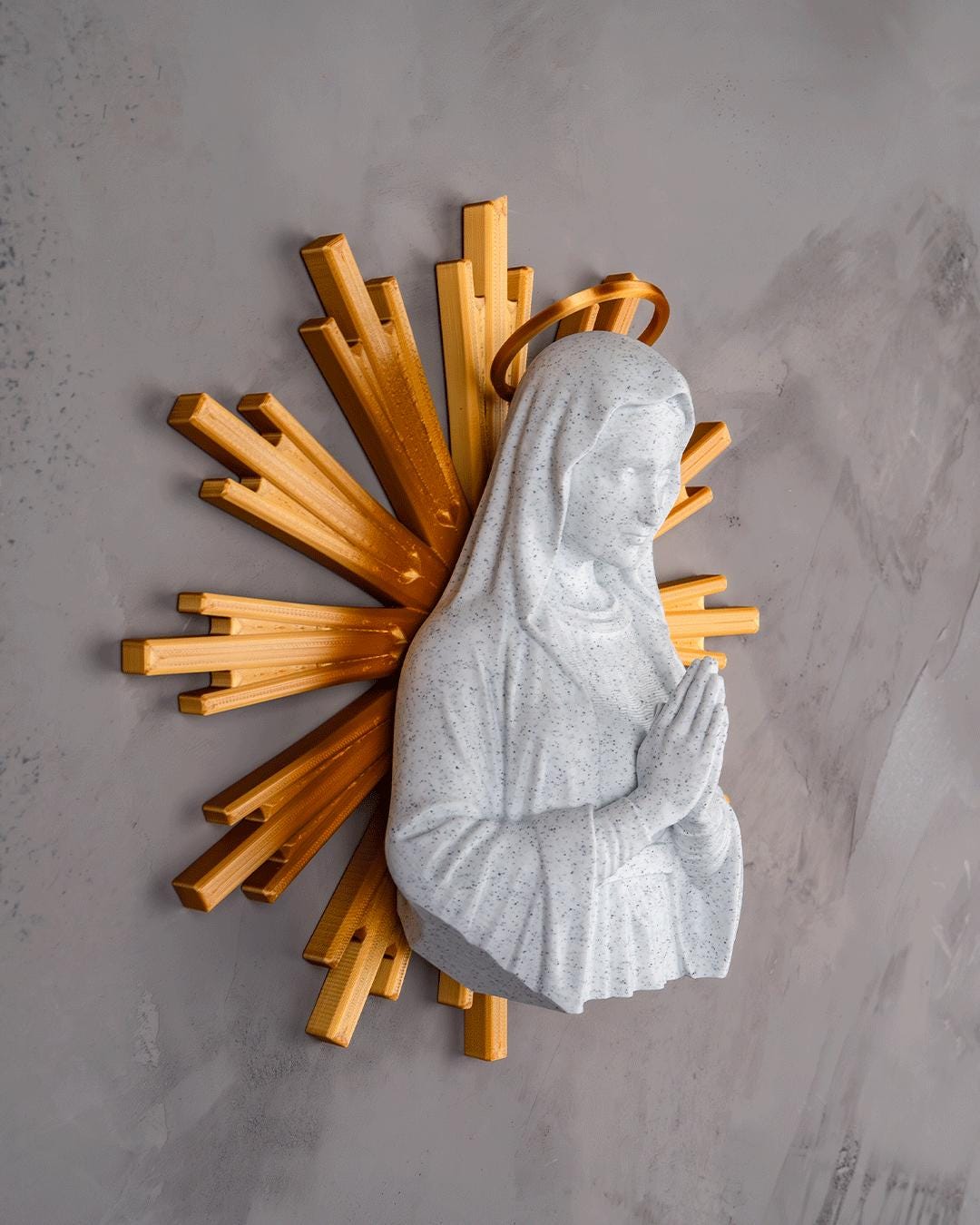 Holy Mary3D Printed Decor