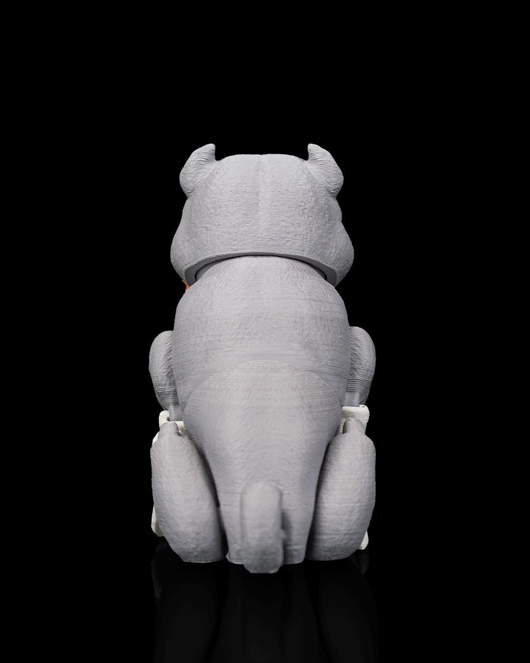 Articulated American Bully Dog Toy: Diesel, Desk Companion, Dog Lover Gift