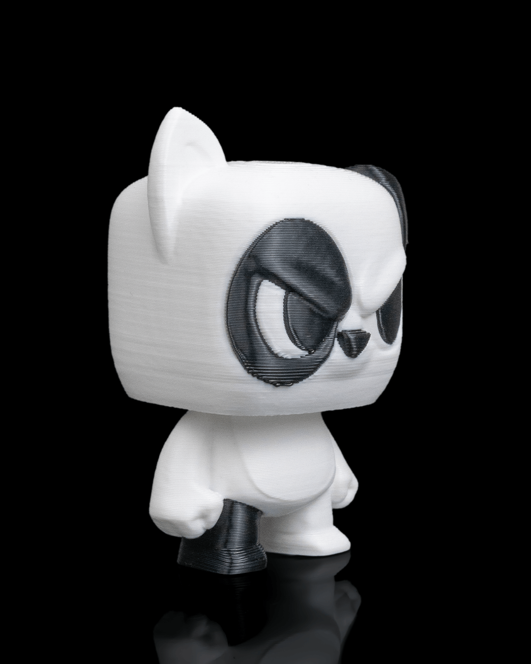 Anty Dog articulated 3D-printed collectible keyring — side profile