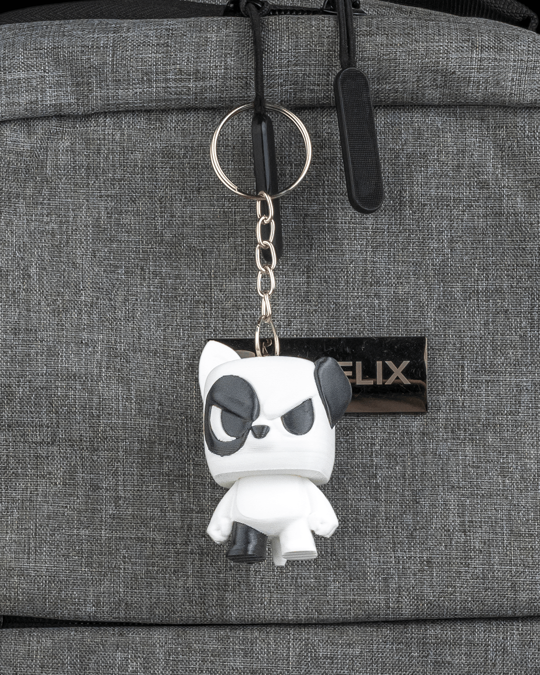 Anty Dog articulated 3D-printed collectible keyring — posed for display