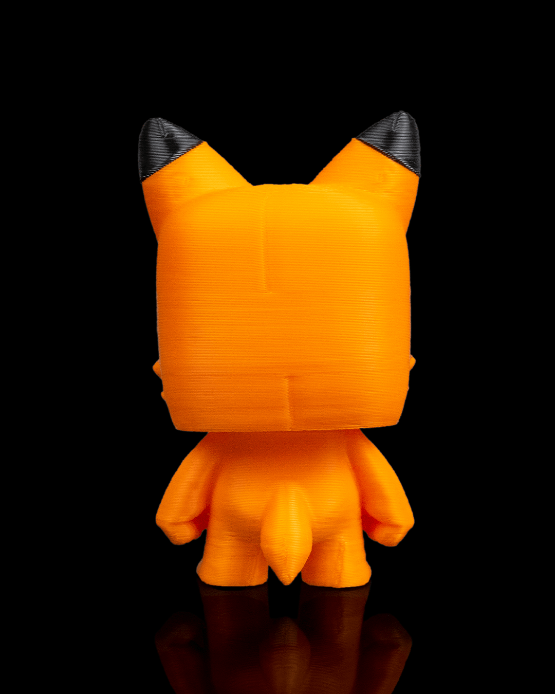 Anty Fox articulated 3D-printed collectible keyring — posed for display