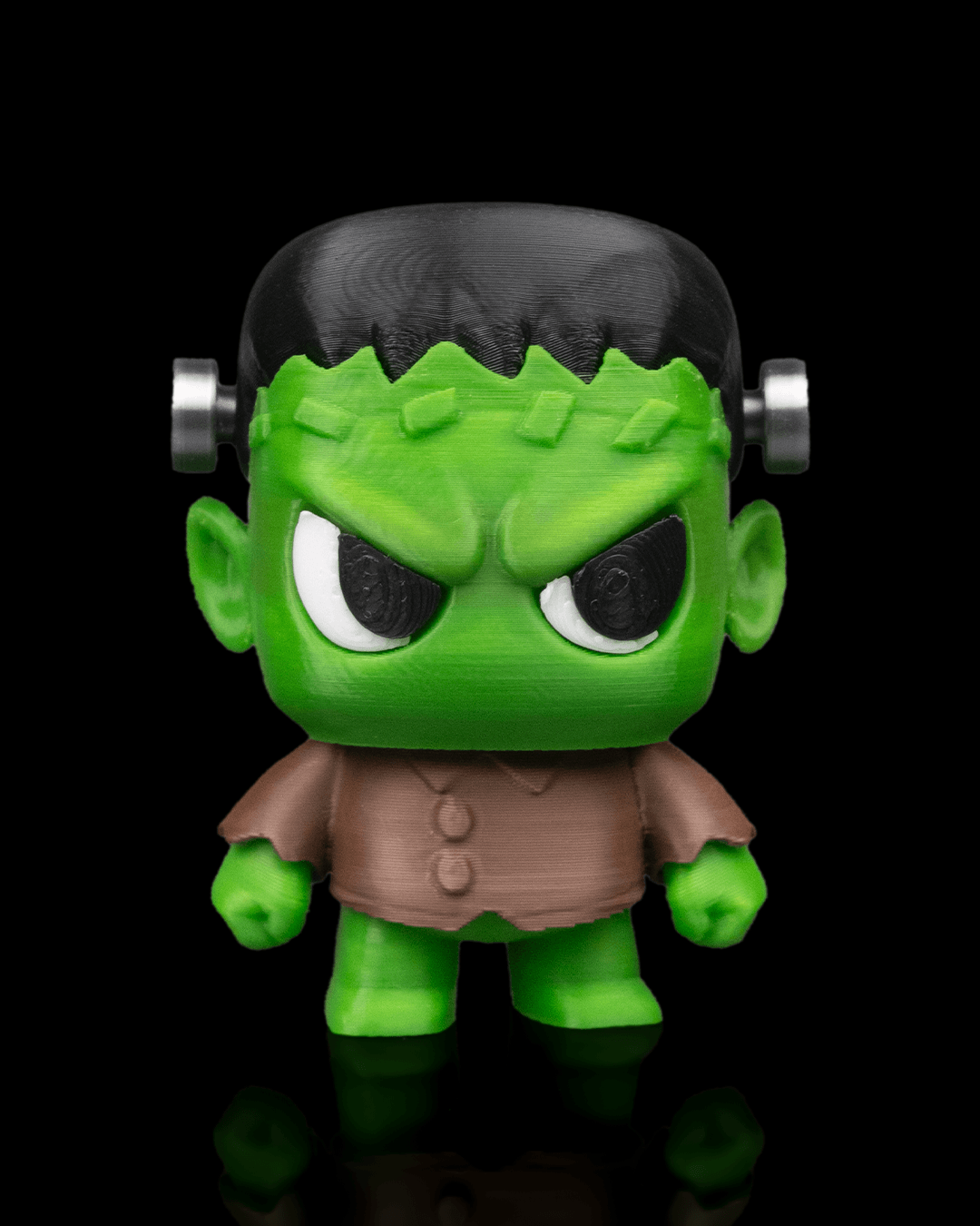 Frantystein Frankenstein Anty articulated 3D-printed Halloween keyring — posed for display