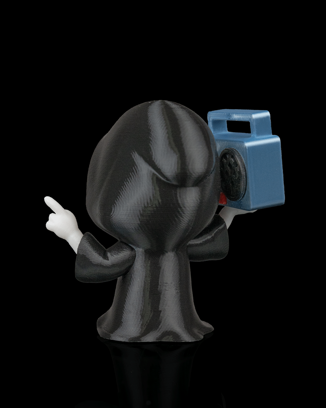 Groove Reaper dancing reaper — 3D-printed Halloween figure (view 4)