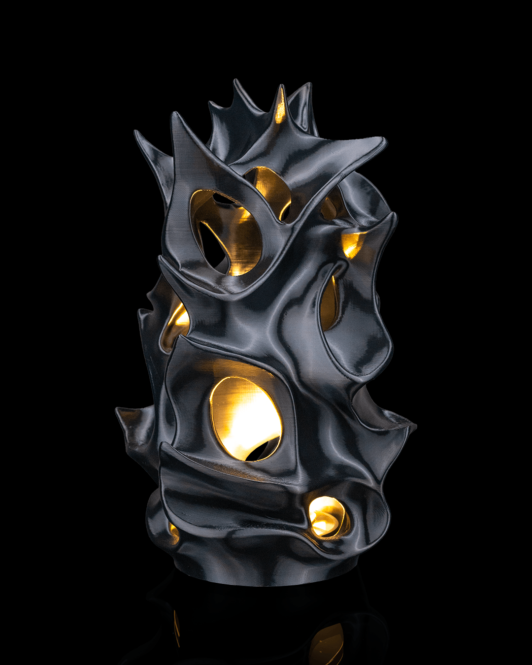 Living Core Table Lamp — sculptural 3D-printed ambient table lamp (view 5)