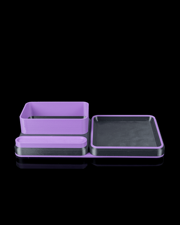 Office Essential Kit — a modular 3D-printed desk organizer — front view