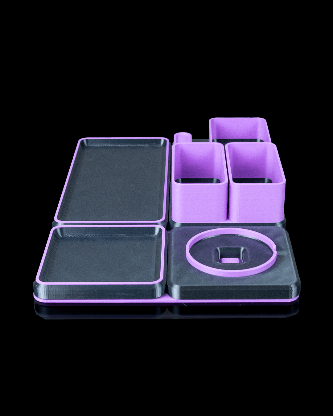 Office Ultimate Kit — a complete 3D-printed desk organizer set — three-quarter angle