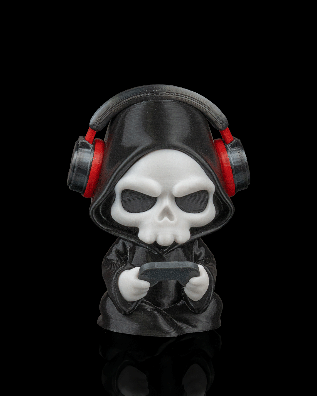 Press F reaper tribute — 3D-printed Halloween figure (view 1)
