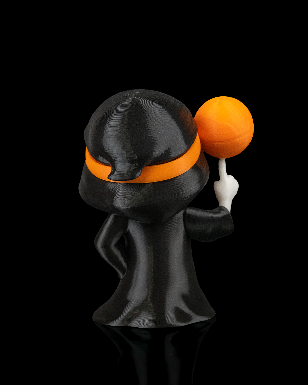 Slam Reaper basketball reaper — 3D-printed Halloween figure (view 3)