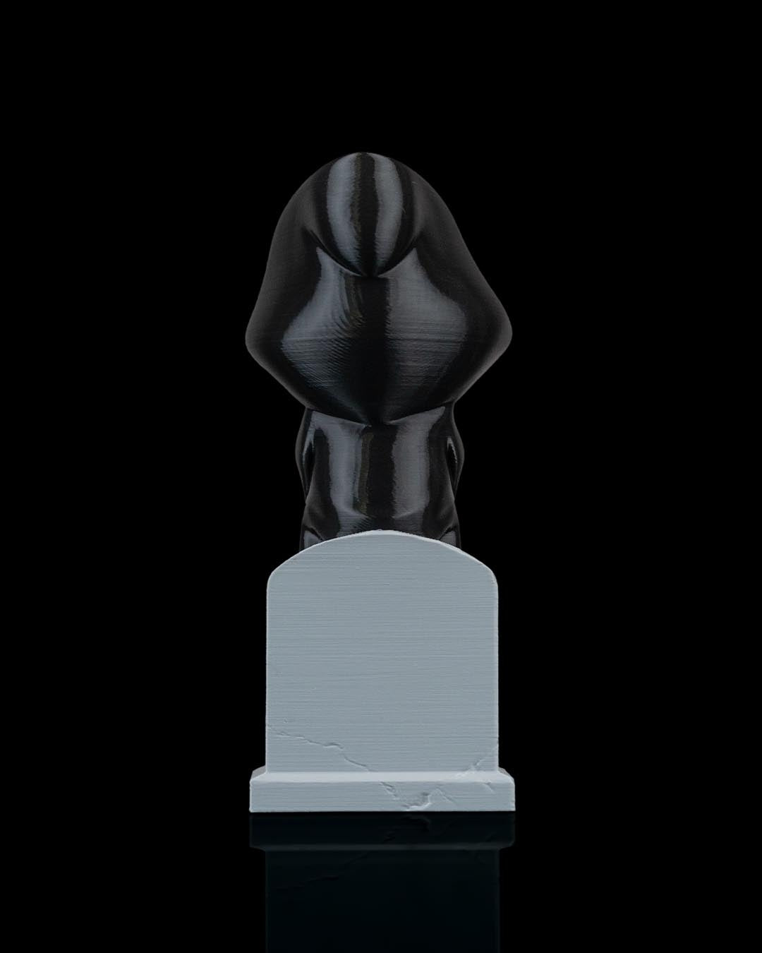 Reap in Peace gravestone reaper — 3D-printed Halloween figure (view 4)