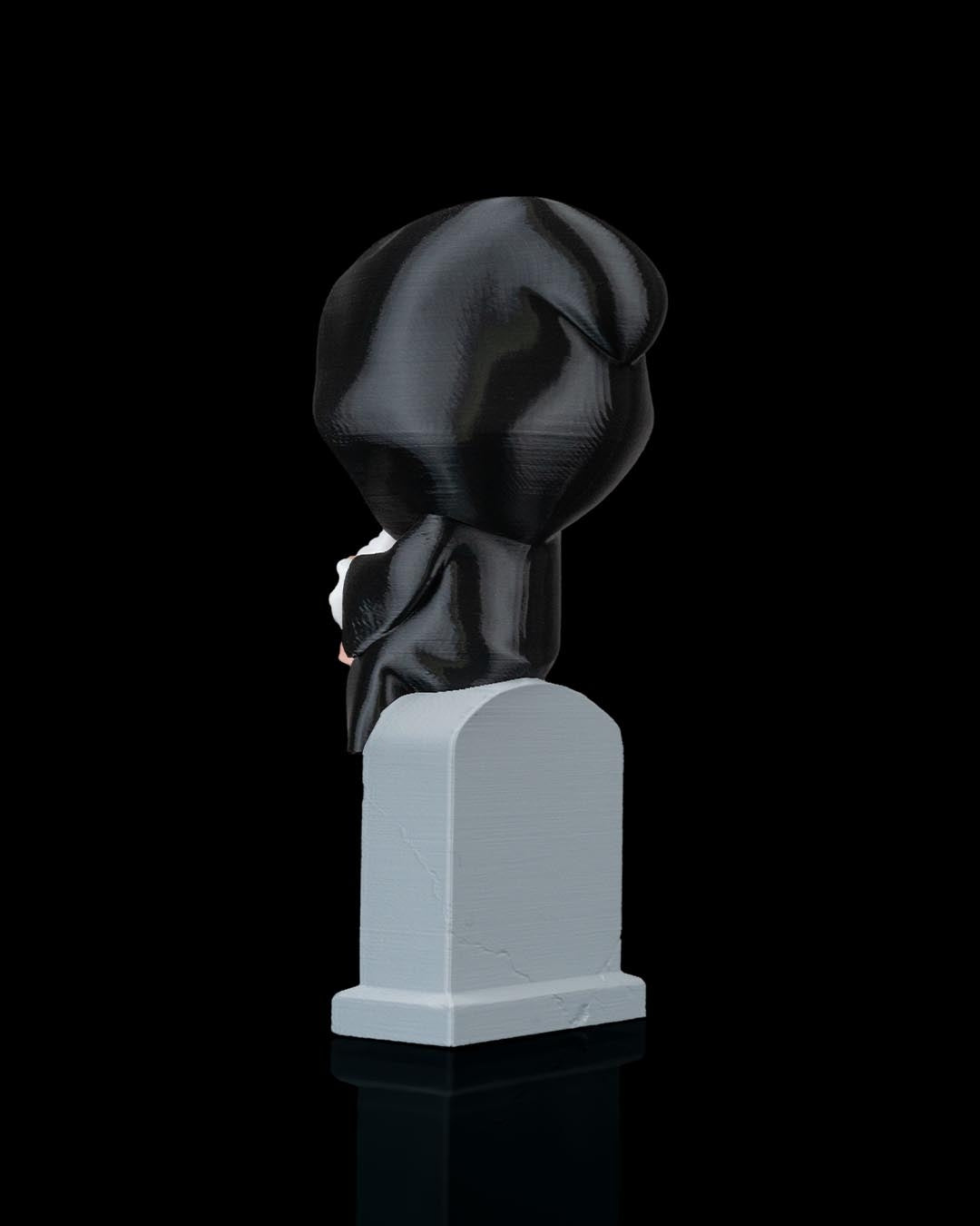Reap in Peace gravestone reaper — 3D-printed Halloween figure (view 5)