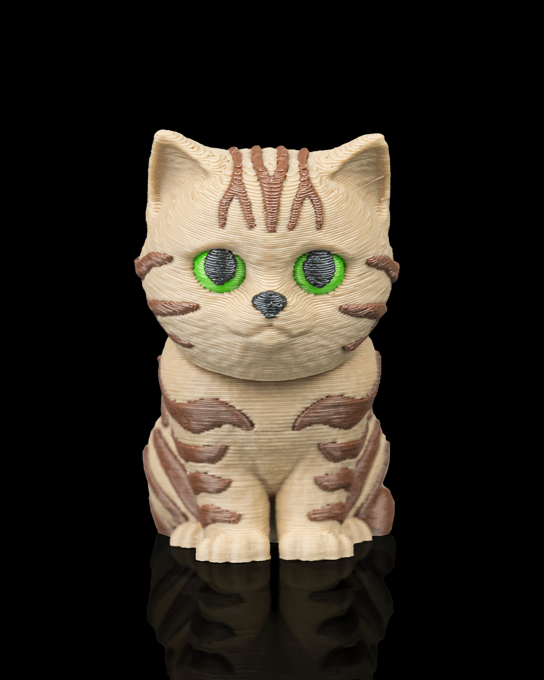 Urban Pack: Tabby Cat Carrier Keyring Charm