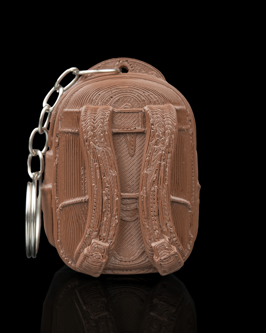 Urban Pack: Tabby Cat Carrier Keyring Charm