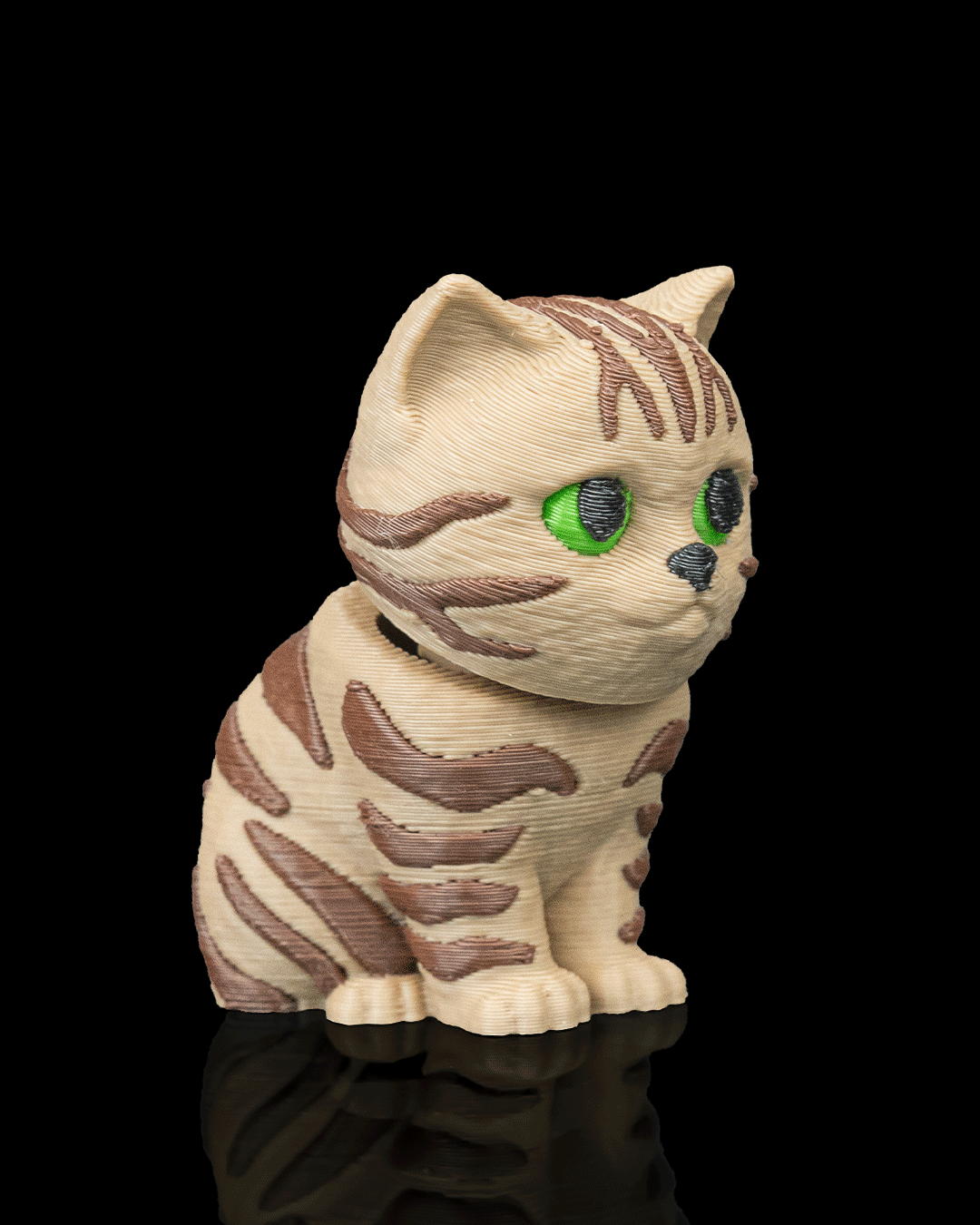 Urban Pack: Tabby Cat Carrier Keyring Charm