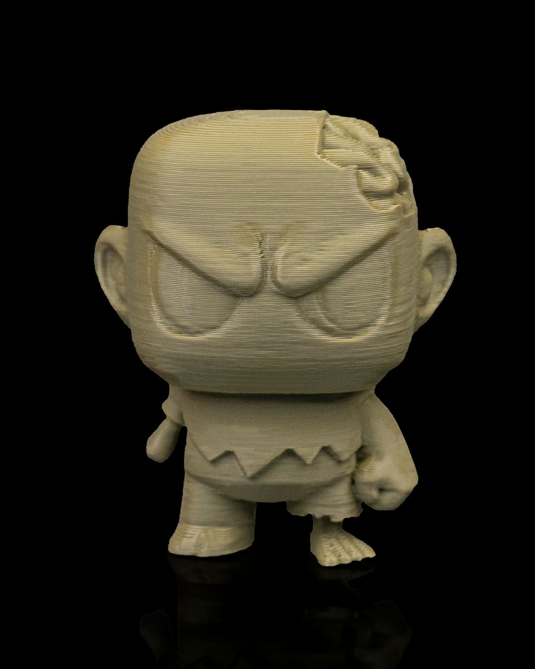 Zanty zombie Anty keyring — 3D-printed Halloween charm (view 6)