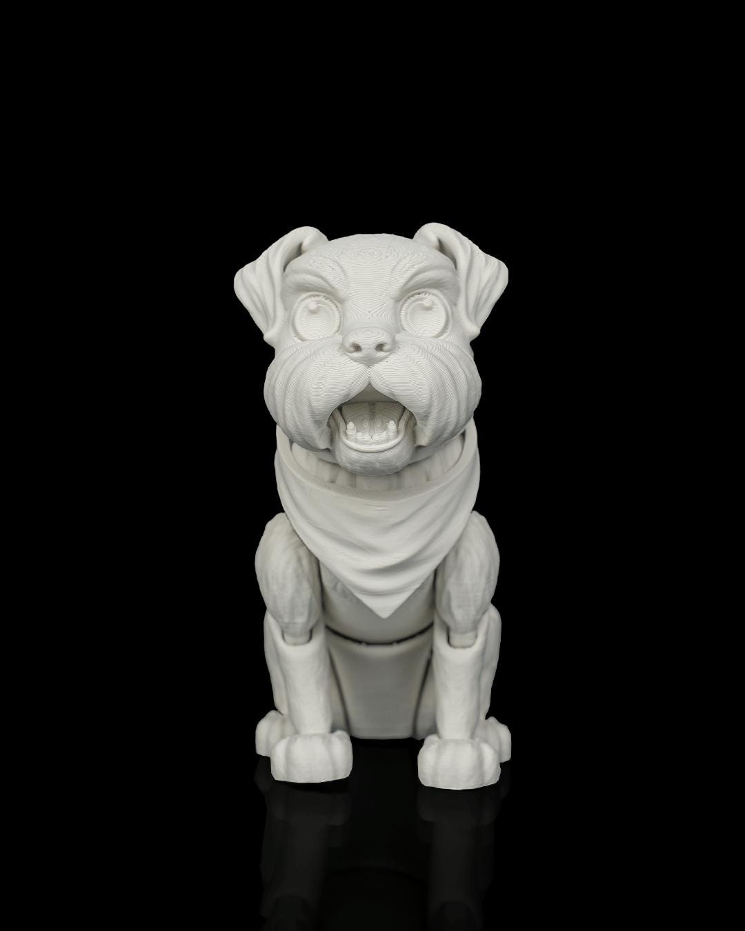 Articulated Schnauzer Dog Toy: George, Desk Companion, Dog Lover Gift