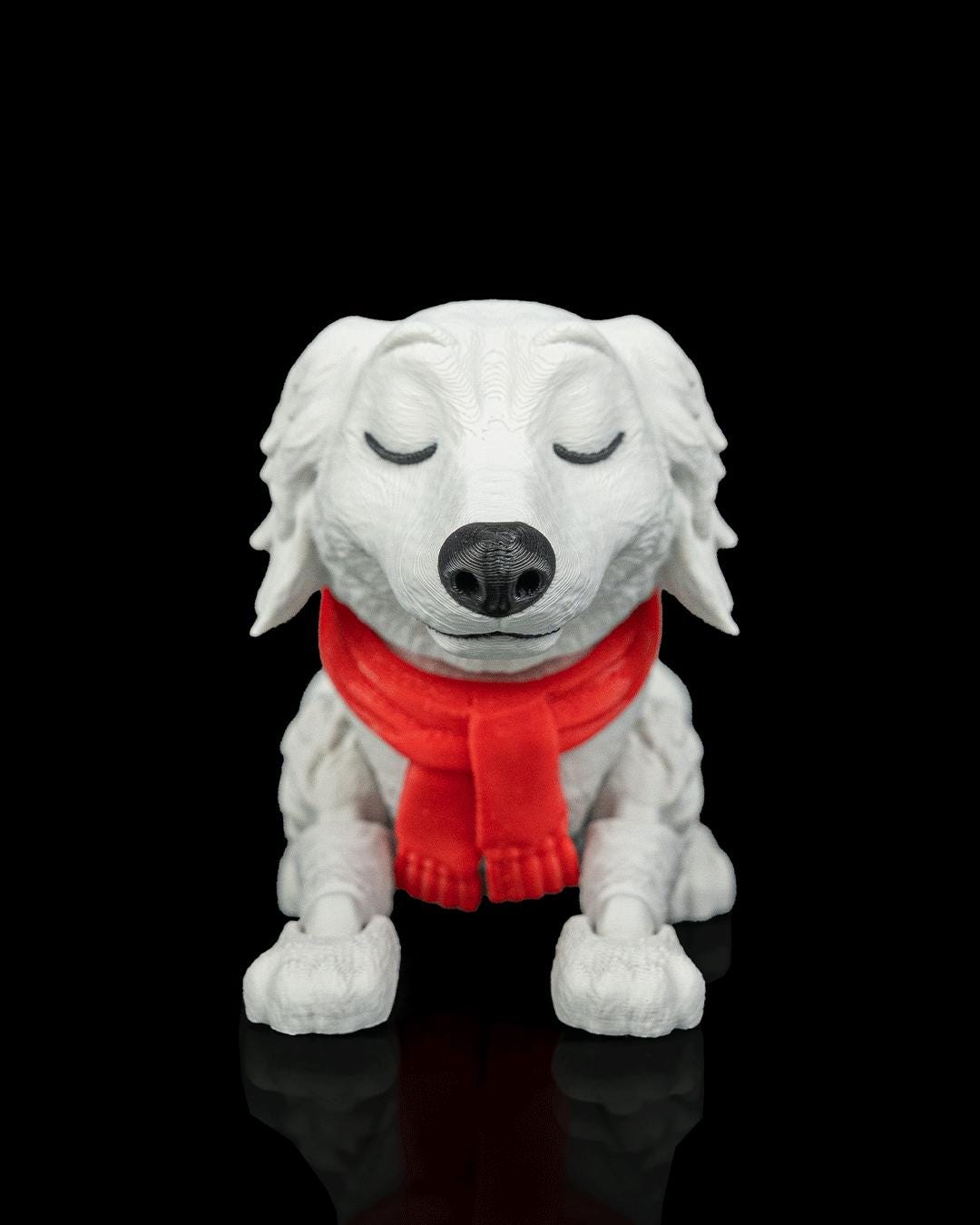 Articulated Borzoi Dog Toy: Anastasia, Desk Companion, Dog Lover Gift