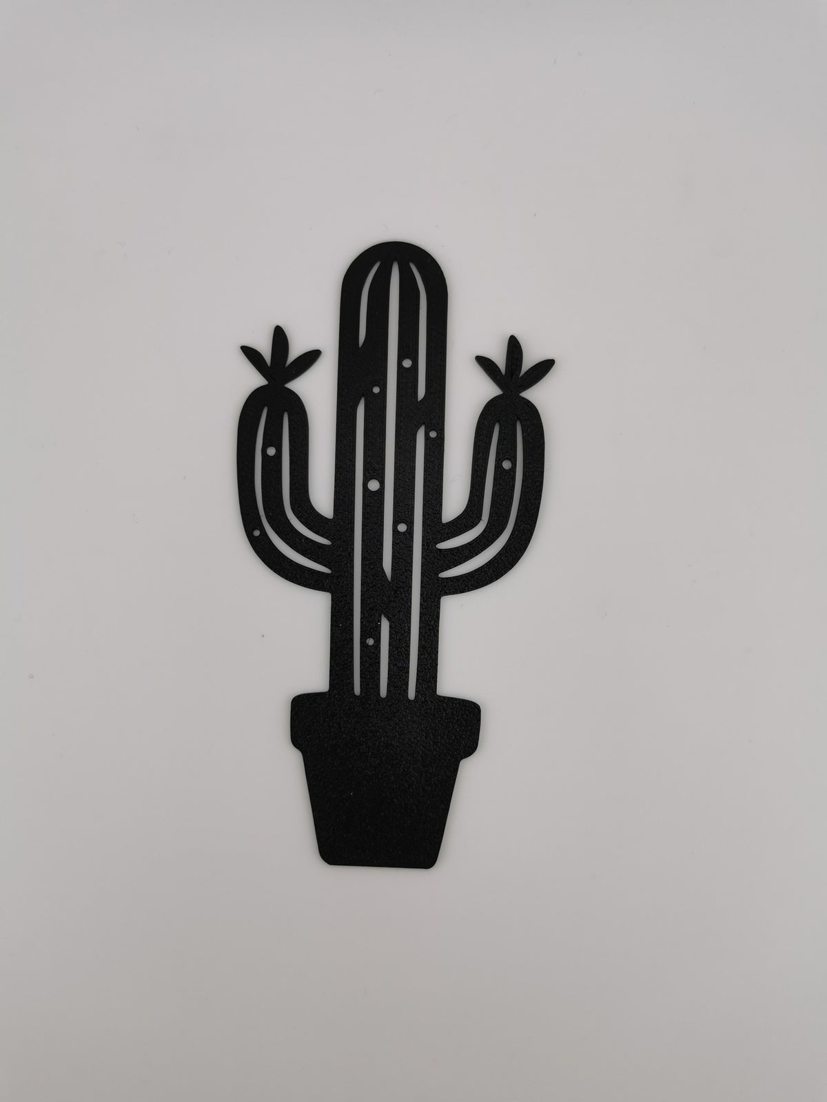 Flowering Cactus Wall Art — the printed piece
