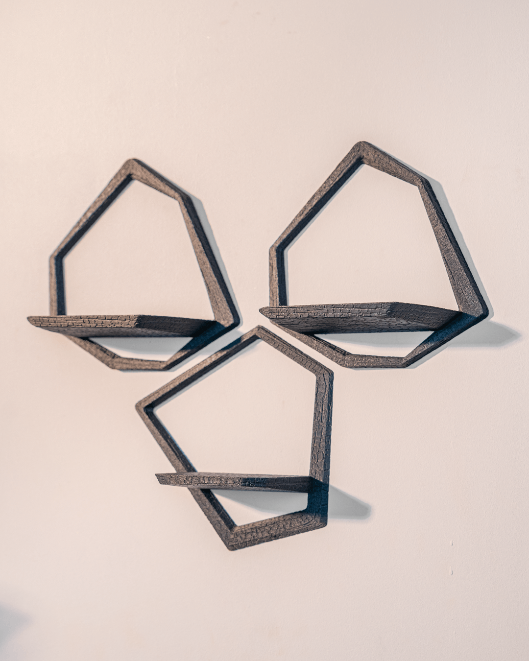 Charcoal Shelf angle view