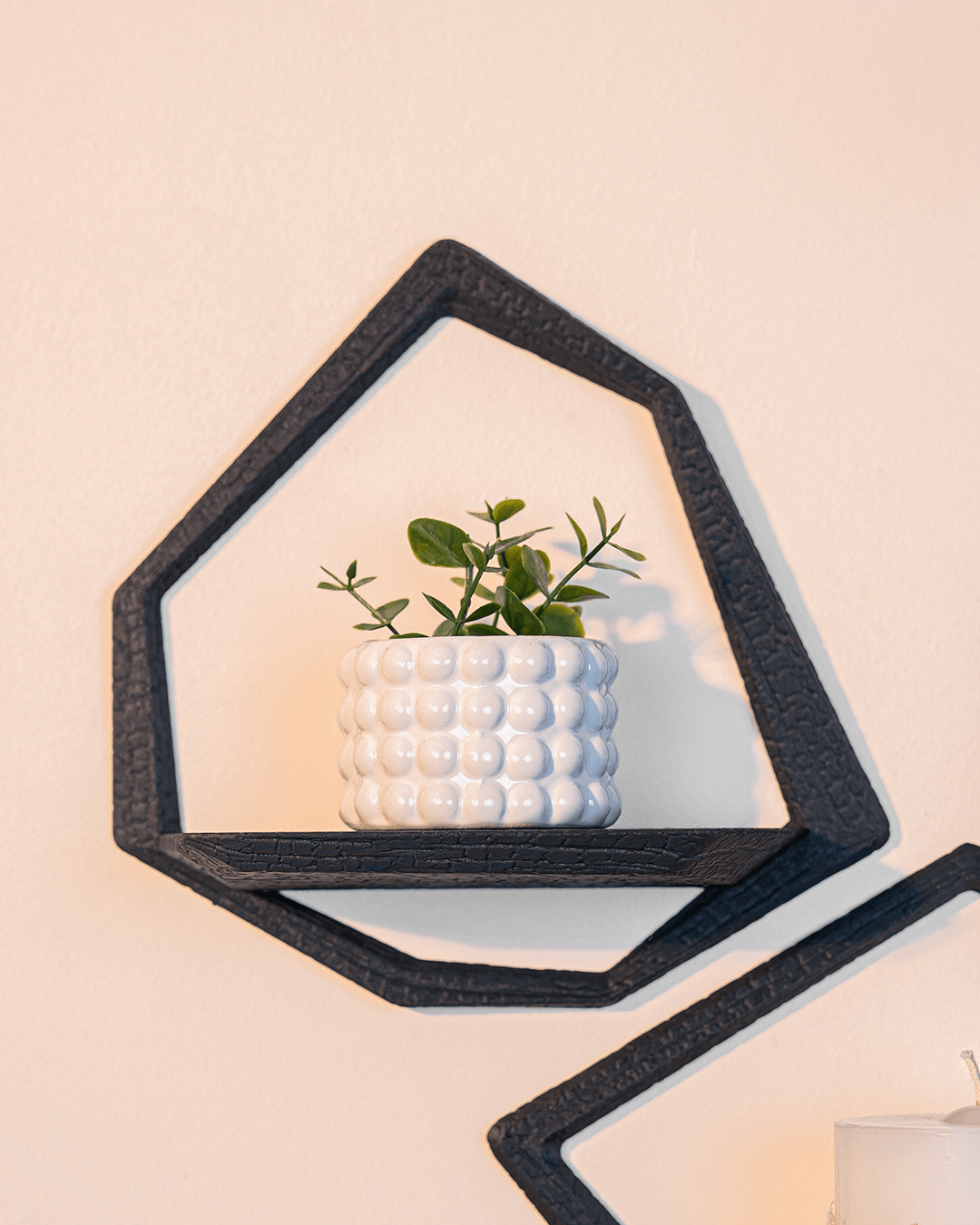 Charcoal Shelf close-up