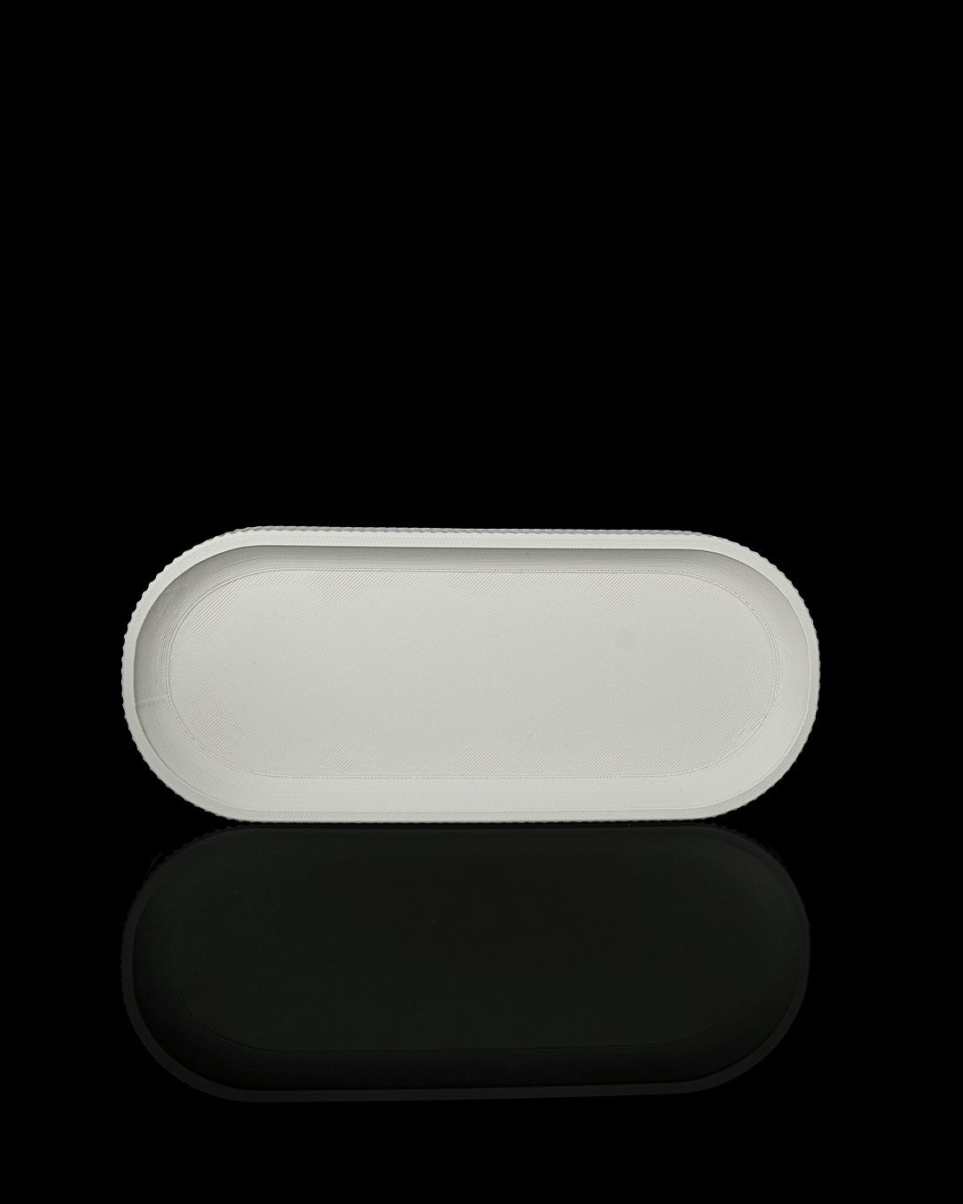 Elongated Tray and Candle Holder — tray from above
