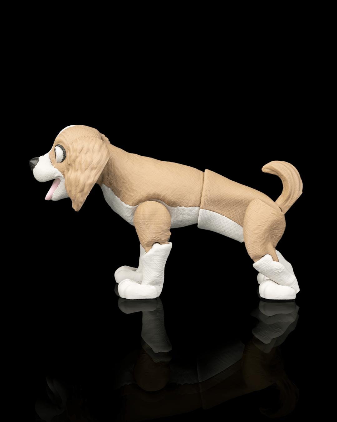Articulated Cocker Spaniel Dog Toy: Lady, Desk Companion, Dog Lover Gift