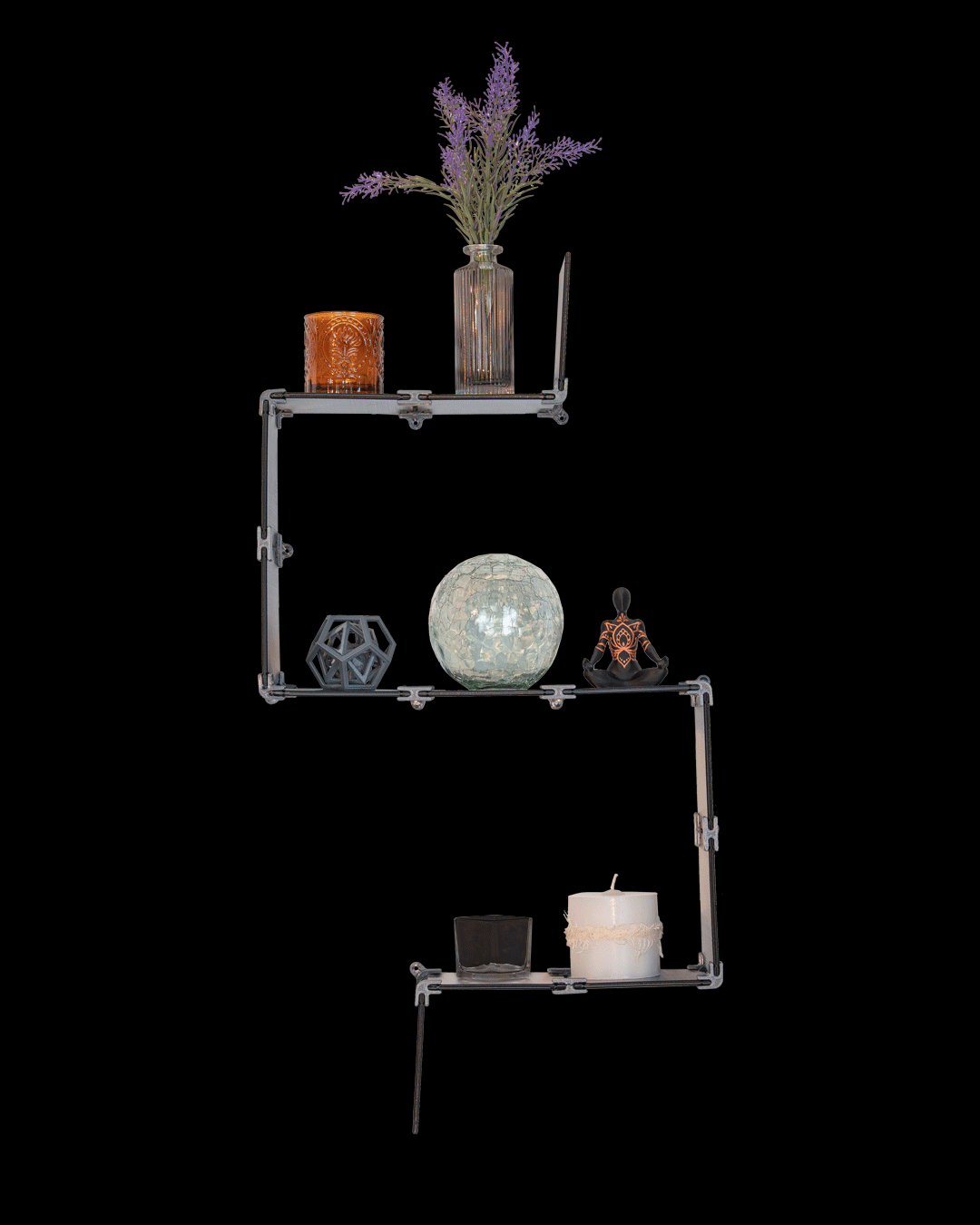 Folded Shelf mounted on wall