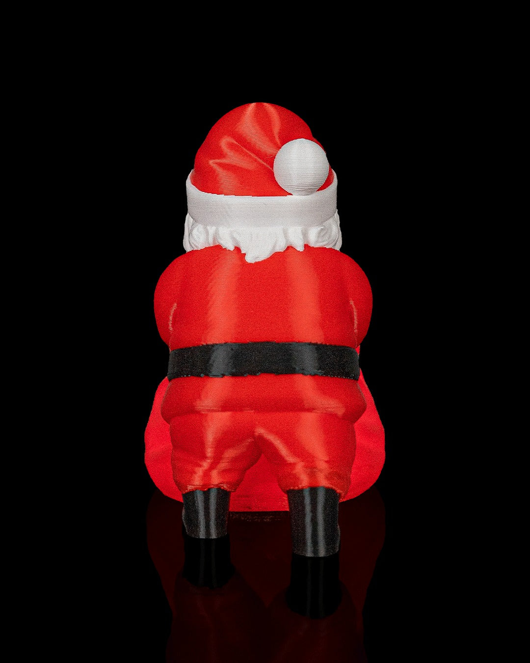 Glowing Gift Bag Table Lamp — back view