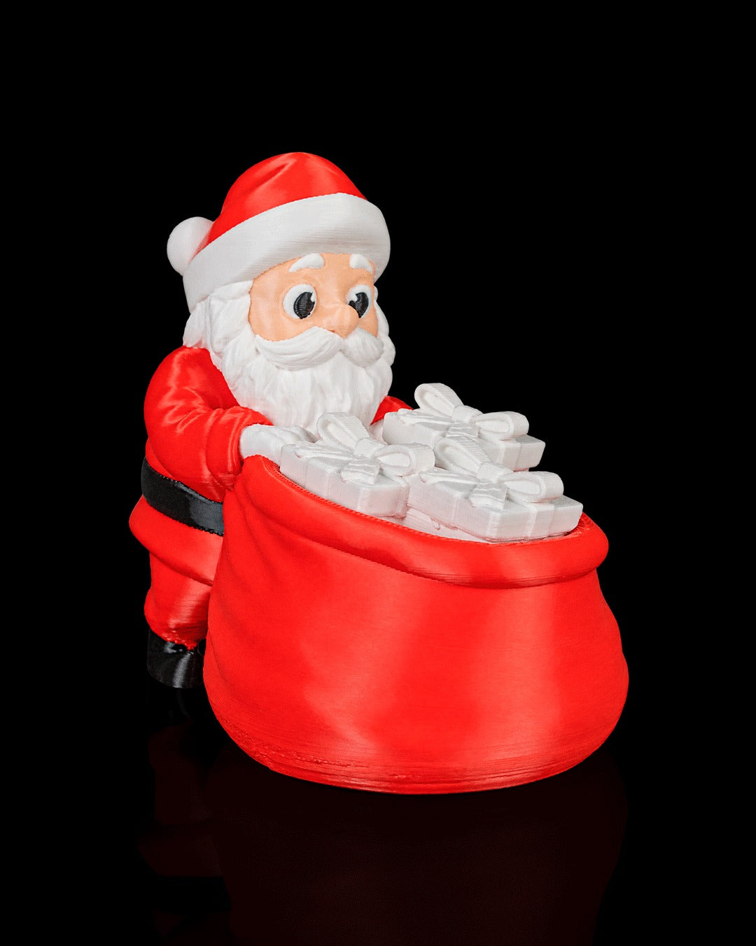 Glowing Gift Bag Table Lamp — unlit, as pictured colors