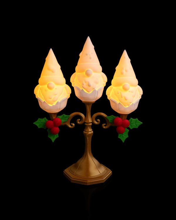 Gnomedelabra Table Lamp — as pictured