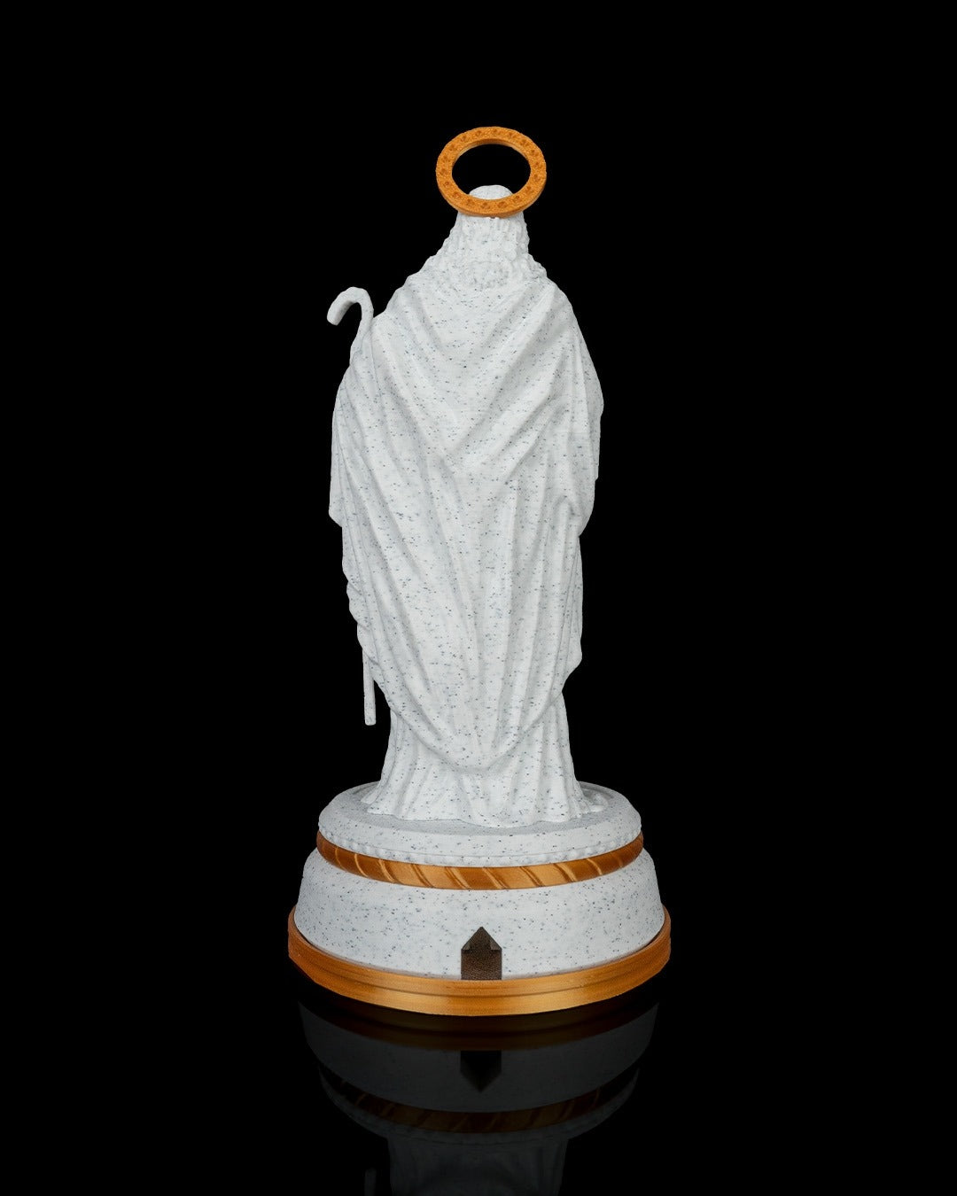 Good Shepherd Statue — back view