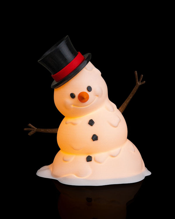 Happy Snowman Table Lamp — as pictured
