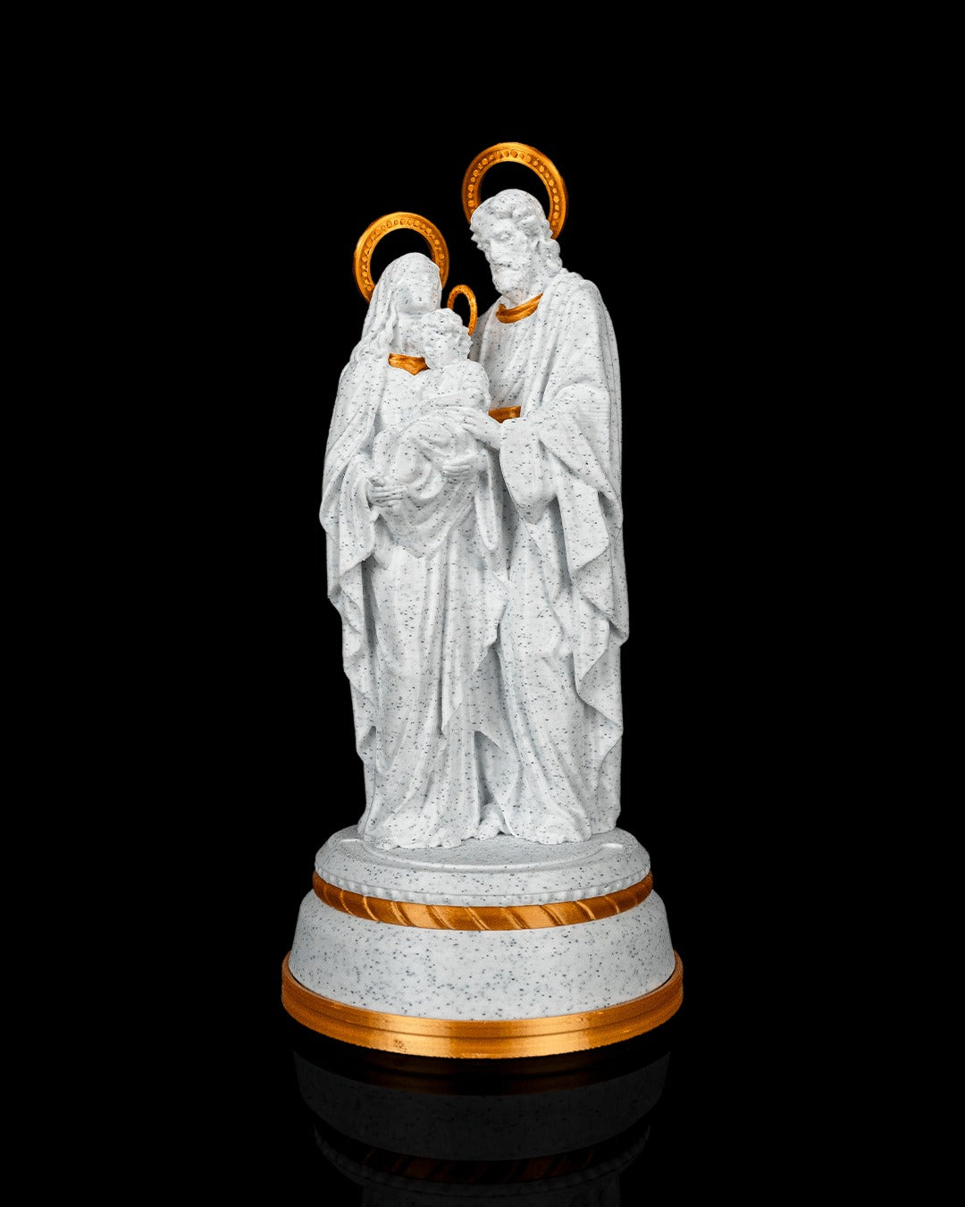 Holy Family Statue — 160 mm statue switched off, front view