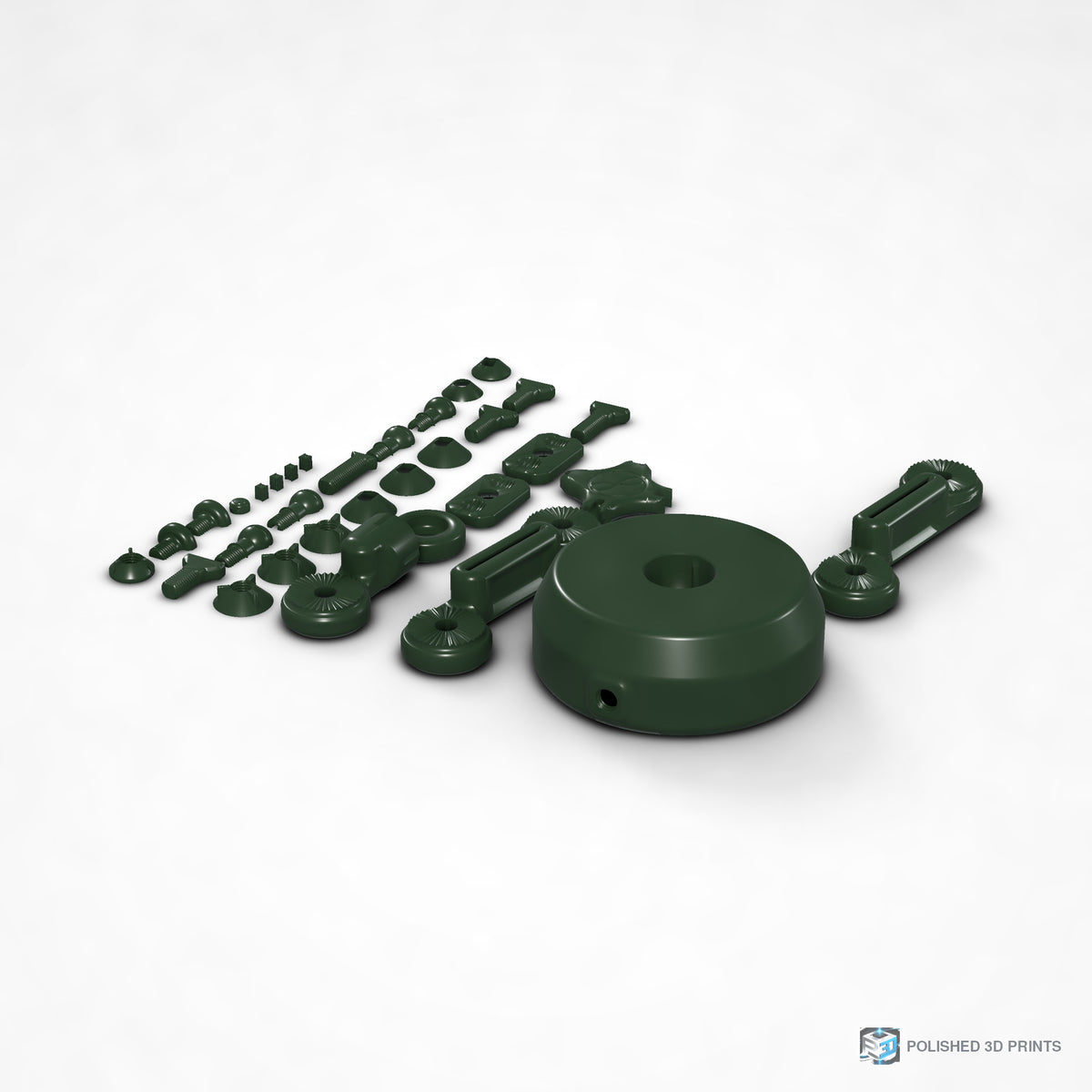 Link-A-Link Webcam & Camera Arm Kit – shown in PETG Dark Green