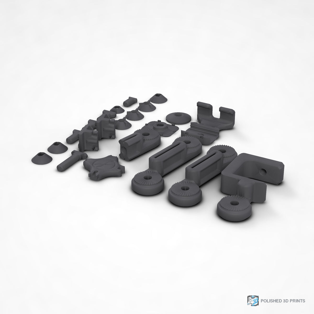 Link-A-Link Desk Phone Arm Kit – shown in ASA Dark Grey