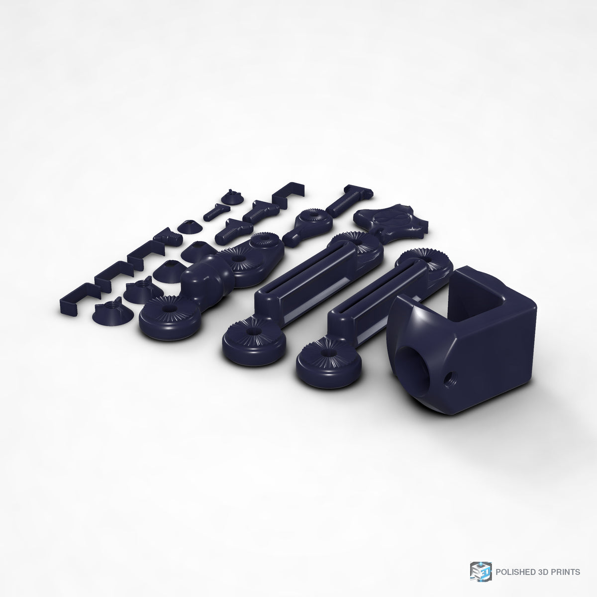 Link-A-Link Streamer Microphone Arm Kit – shown in PETG Dark Blue
