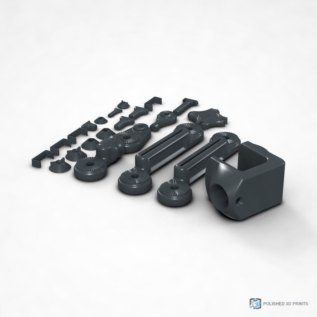 Link-A-Link Streamer Microphone Arm Kit – shown in PETG Dark Grey