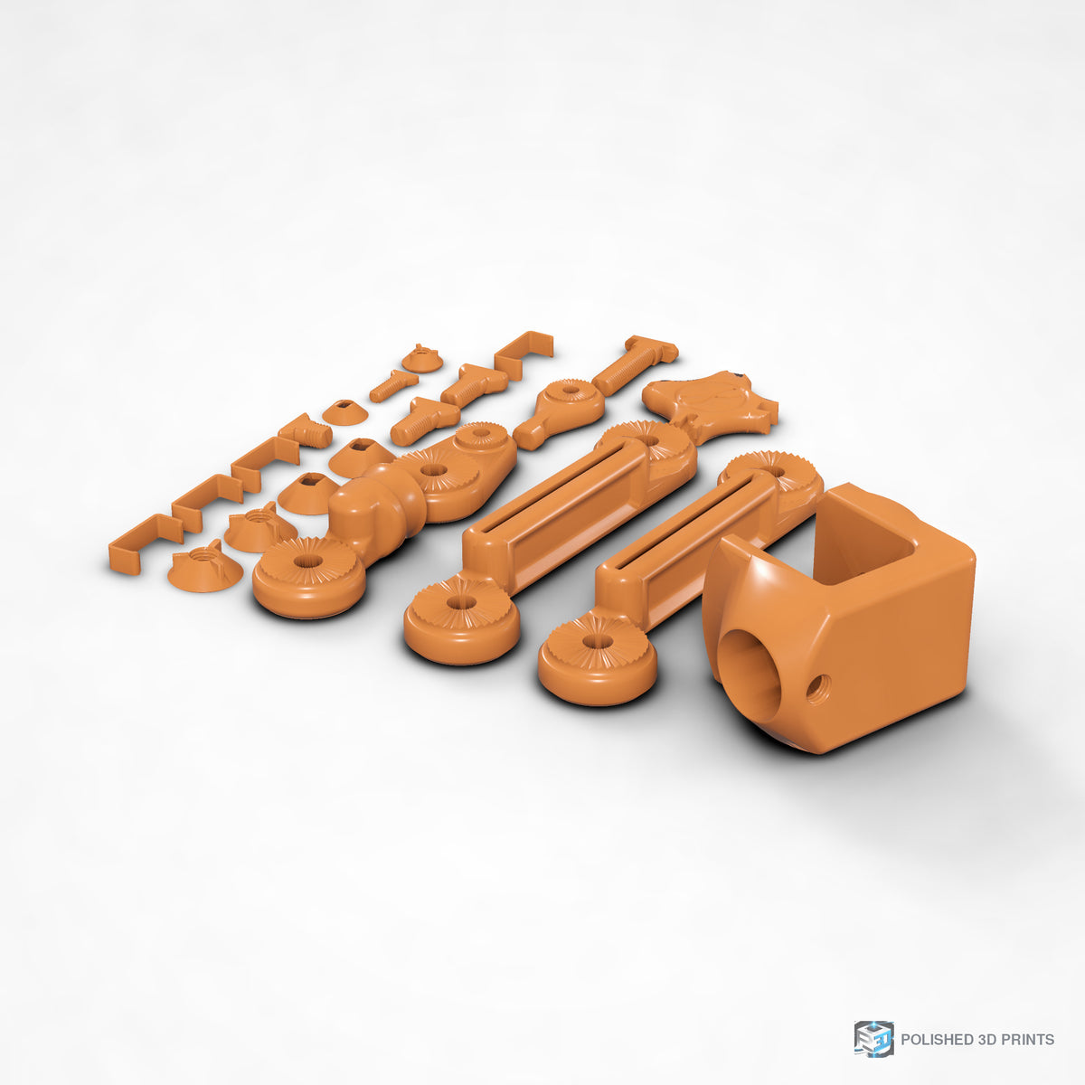 Link-A-Link Streamer Microphone Arm Kit – shown in PETG Orange