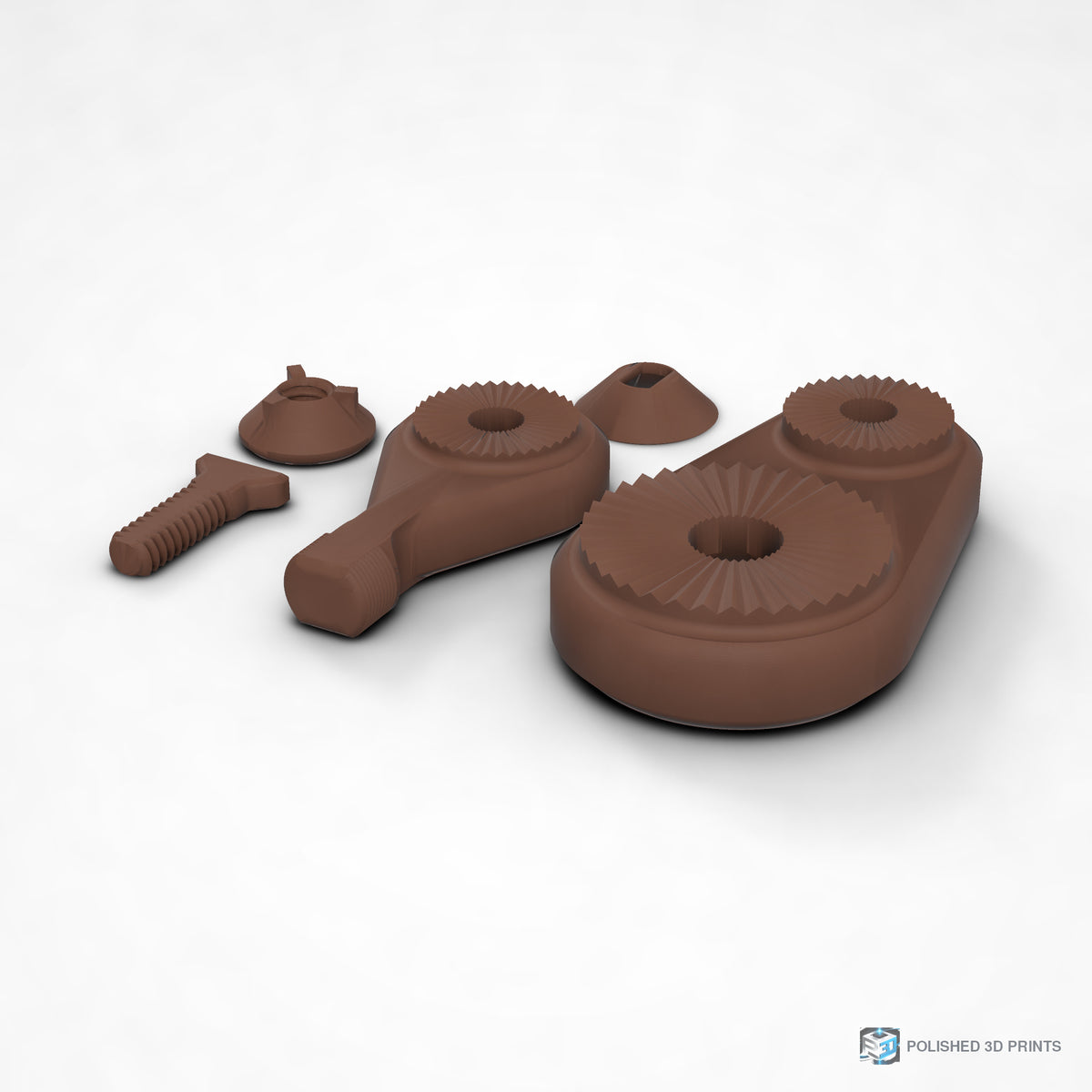 Link-A-Link Microphone Mount – shown in ASA Army Brown