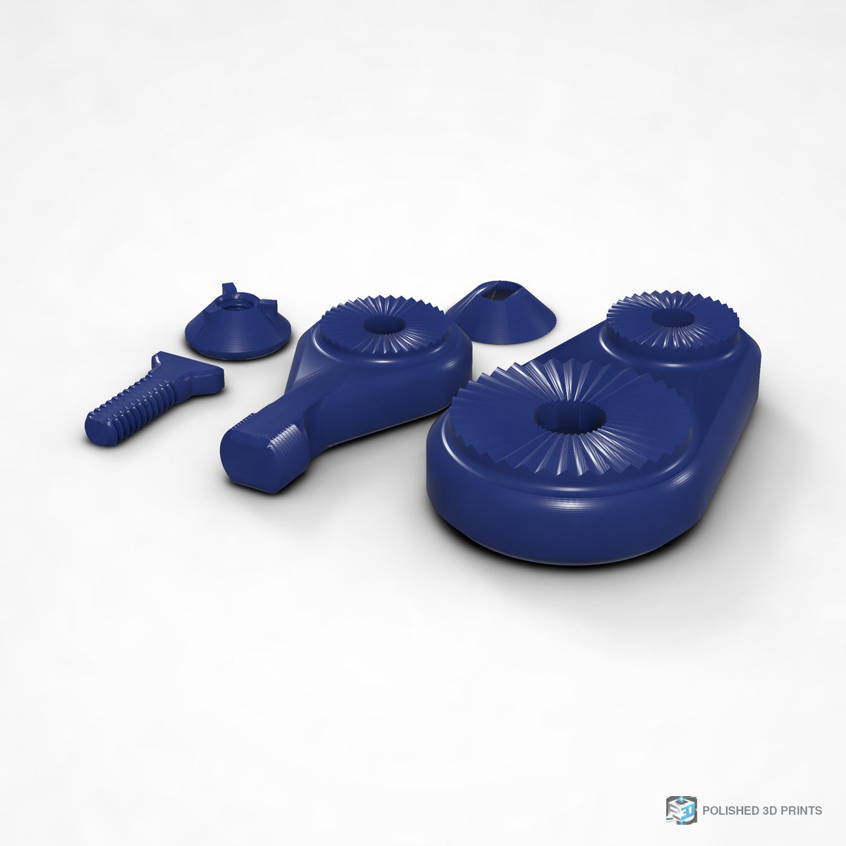 Link-A-Link Microphone Mount – shown in PETG Galaxy Blue