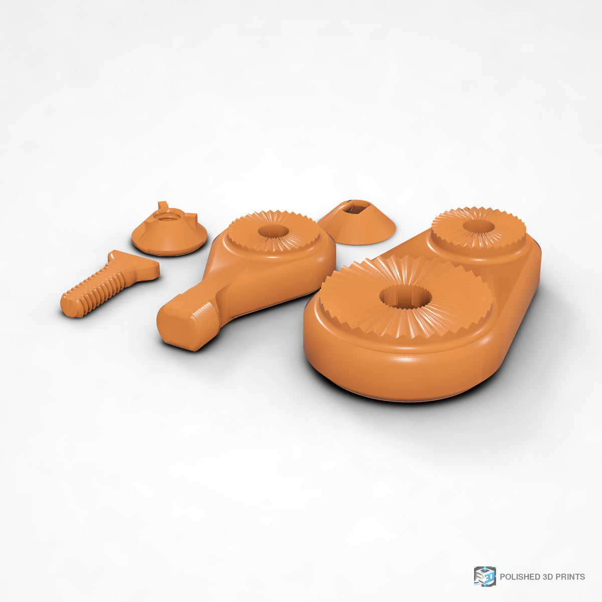 Link-A-Link Microphone Mount – shown in PETG Orange