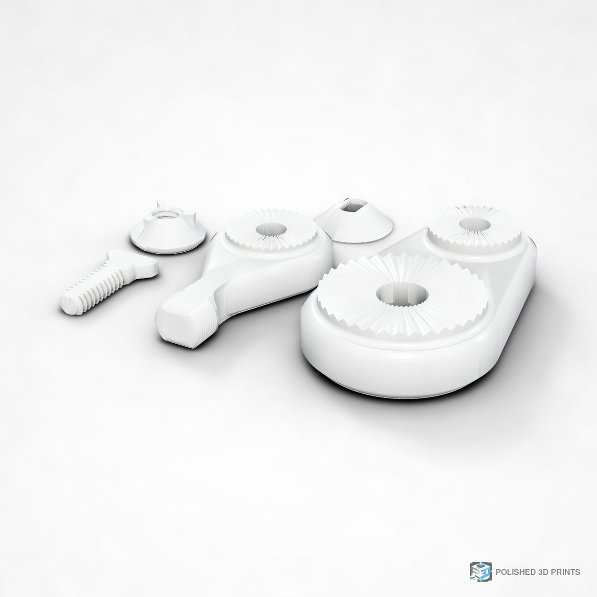 Link-A-Link Microphone Mount – shown in PETG White