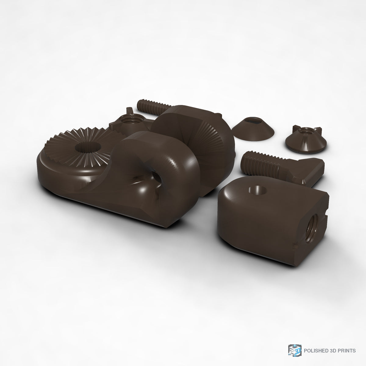 Link-A-Link Swivel Payload Link – shown in PETG Army Brown