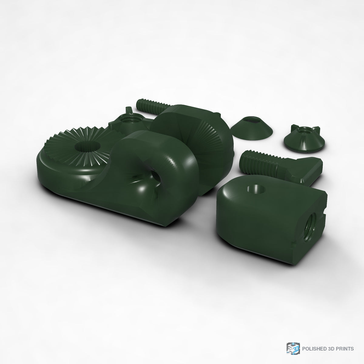 Link-A-Link Swivel Payload Link – shown in PETG Dark Green