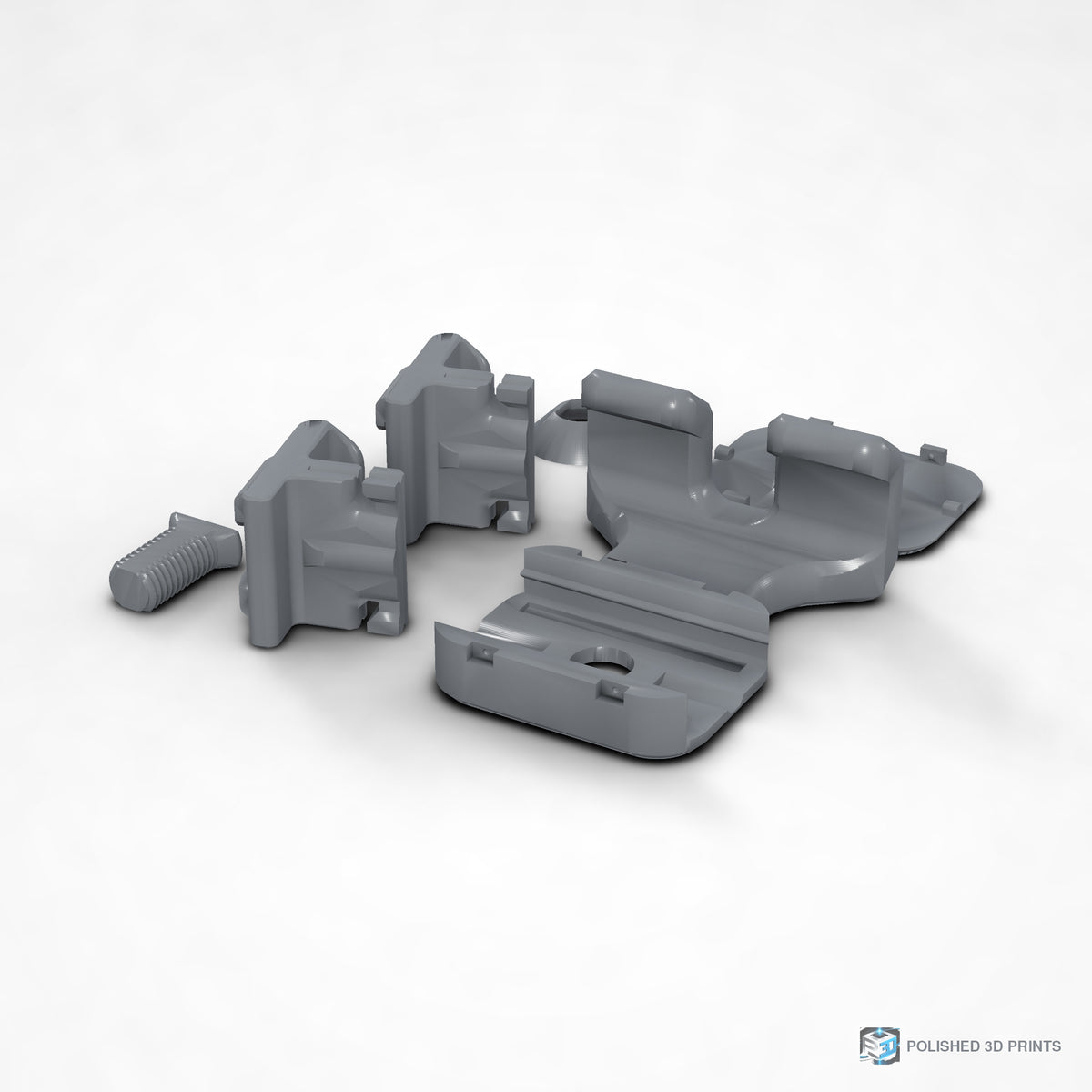 Link-A-Link Tensioned Phone Mount – shown in PETG Silver