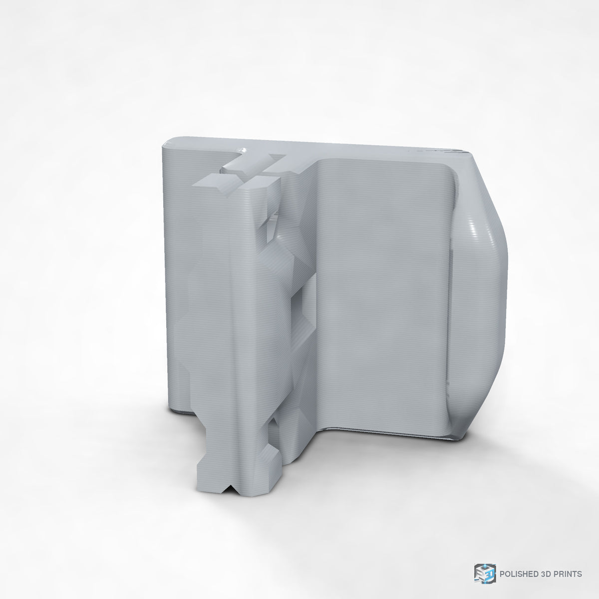Link-A-Link Tensioned Phone Mount – Hot-shoe arms option, shown in PETG Grey