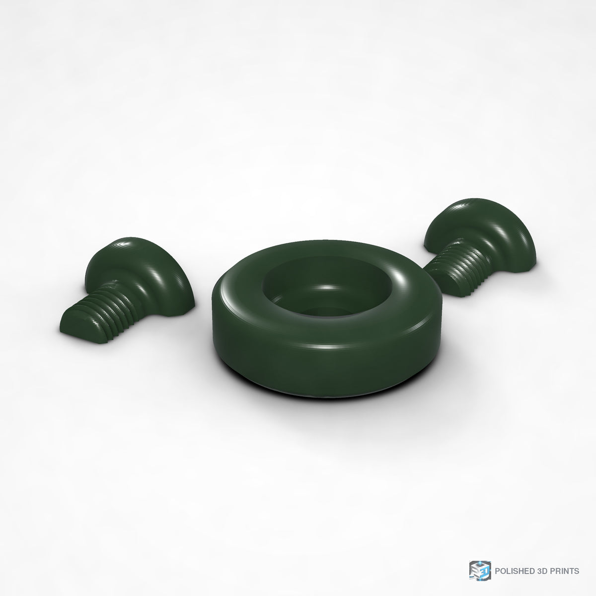 Link-A-Link 1/4"-20 Camera Mount – shown in PETG Dark Green