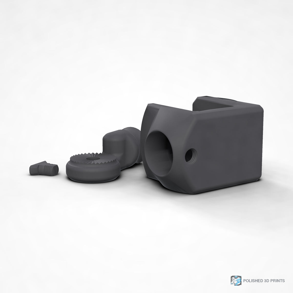 Link-A-Link Rotating C-Clamp Mount – shown in ASA Dark Grey