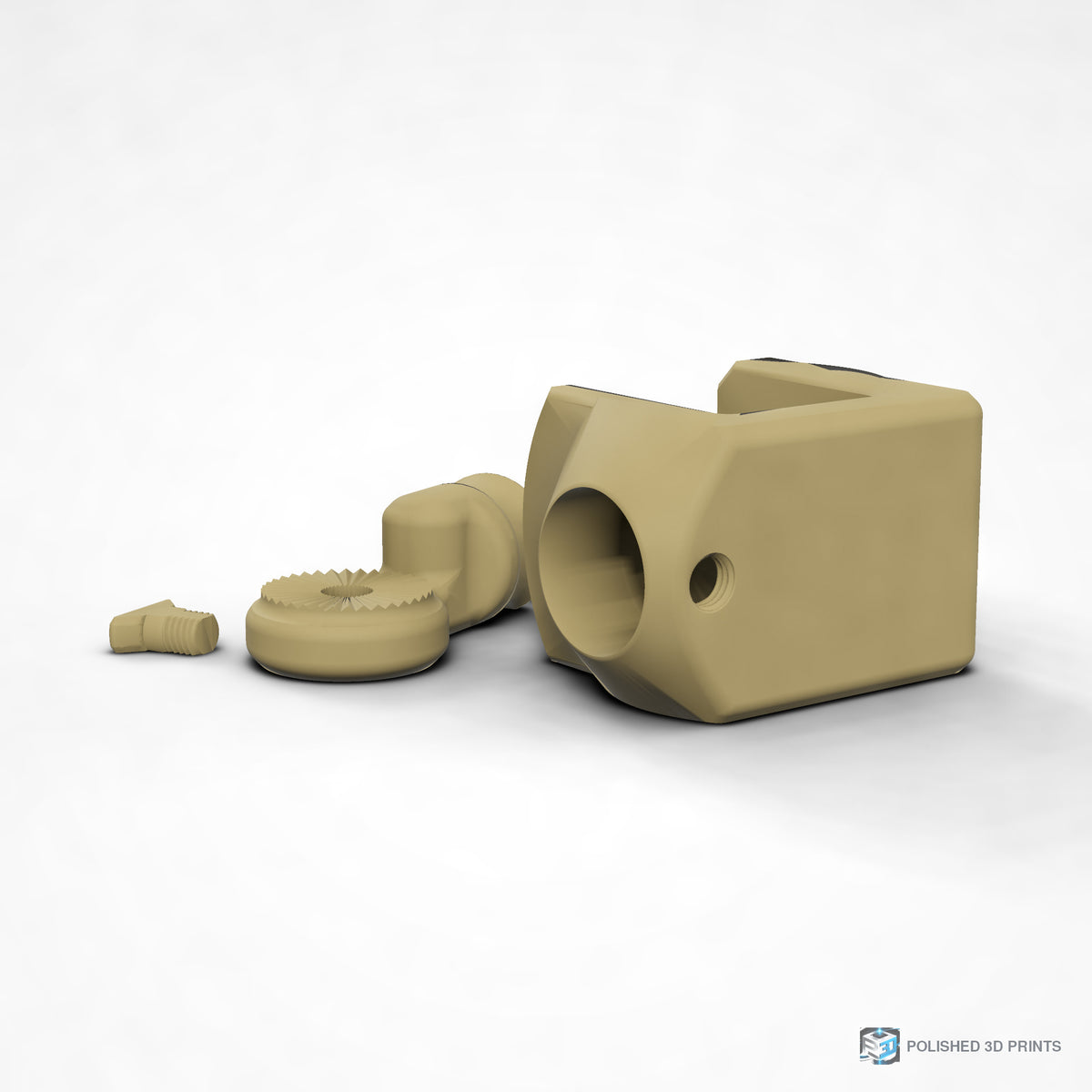 Link-A-Link Rotating C-Clamp Mount – shown in ASA Olive Brown